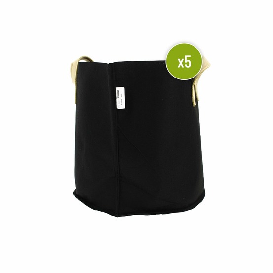 Lot de 5 pots textile