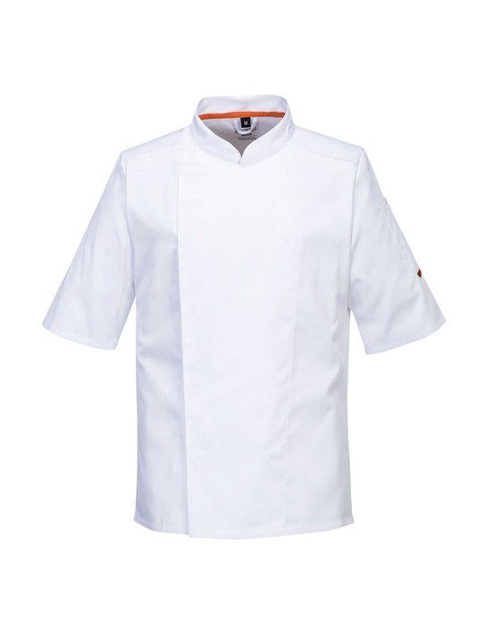 Veste de cuisine manches longues stretch mesh air pro - xl - blanc - portwest
