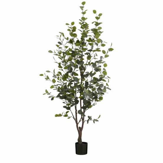 Mica decorations plante artificielle eucalyptus en pot - h180 x ø80 cm - vert