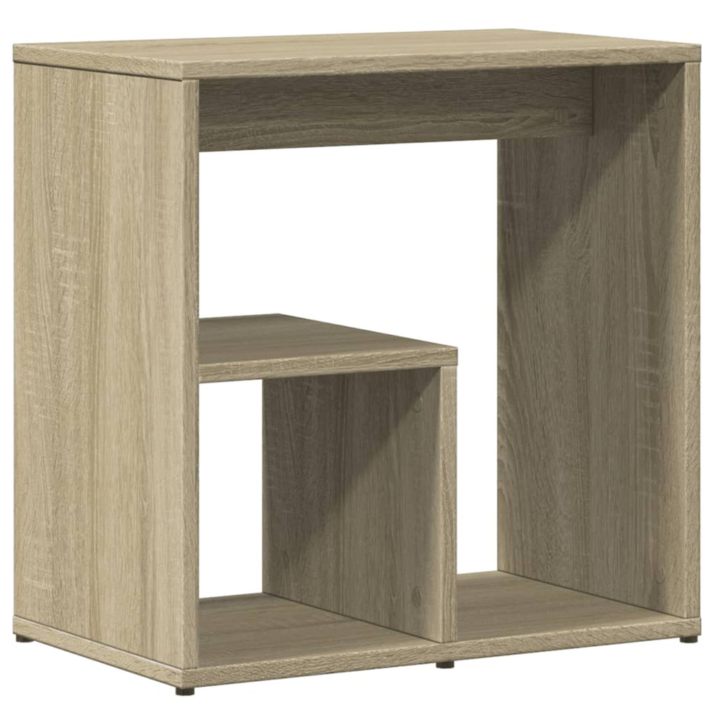 Table d'appoint chêne sonoma 50x30x50 cm bois d'ingénierie