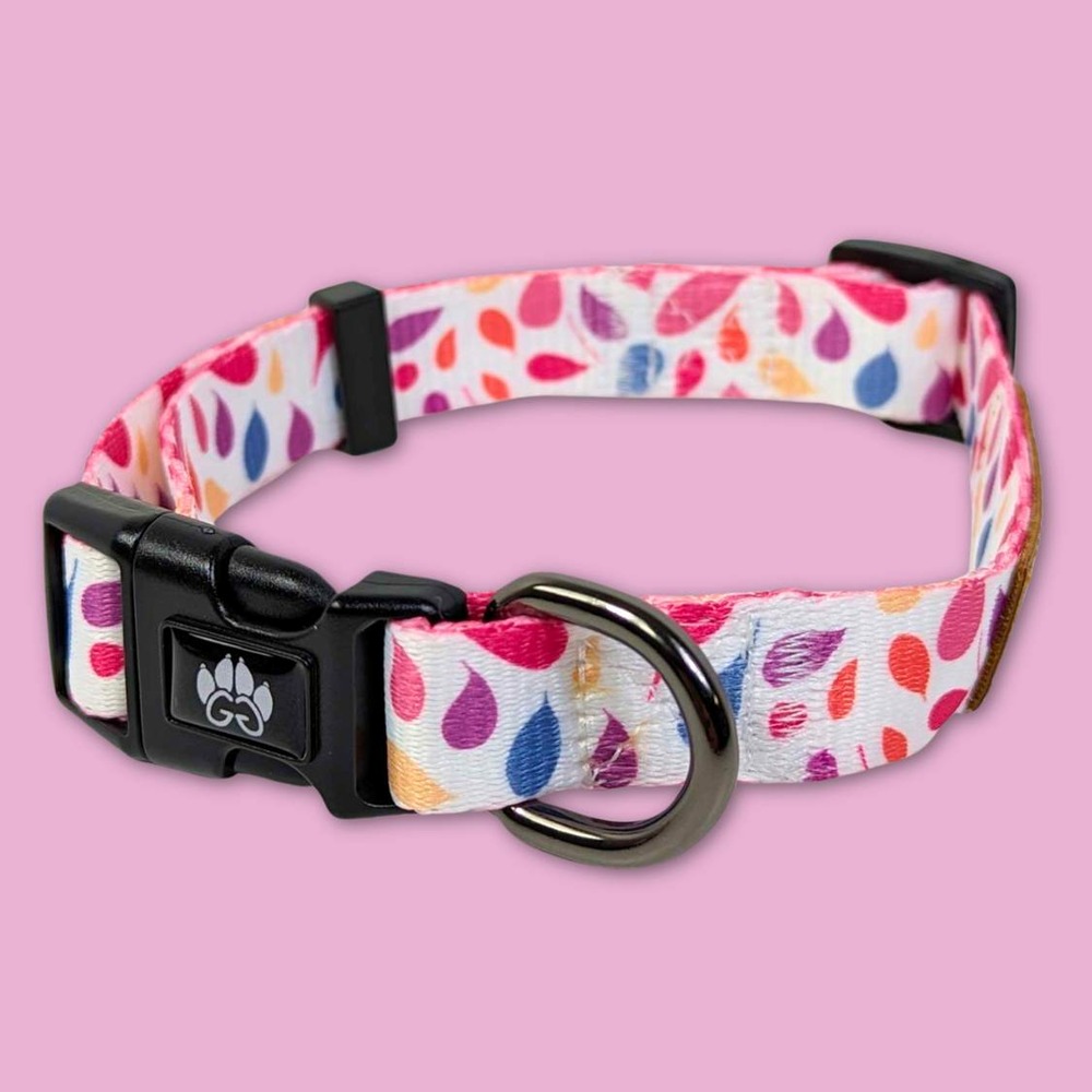 Collier pour chien pétales - l