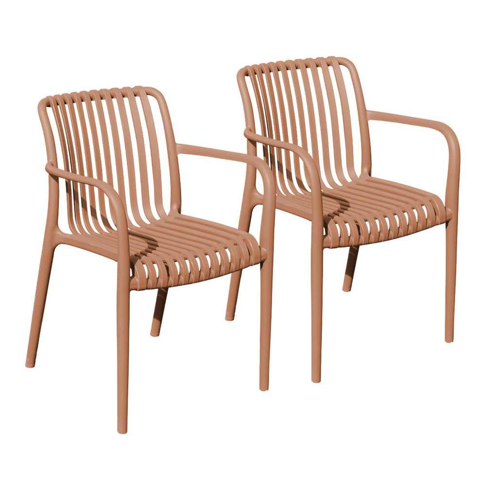 Lot de 2 fauteuils de jardin 