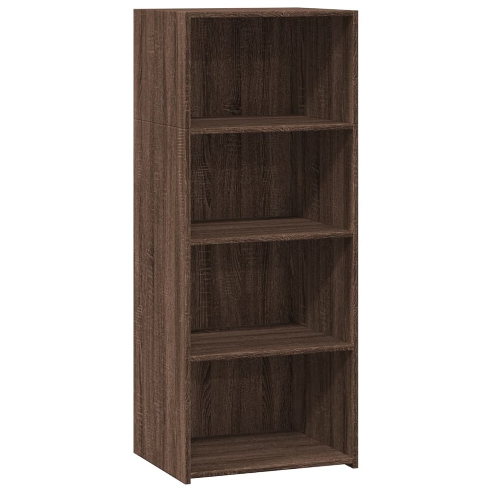 Buffet bahut commode armoire meuble de rangement organisateur cuisine salle de séjour salon haut 50 x 41 x 124 cm bois d'ingé