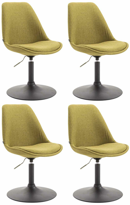 Lot de 4 chaises maverick b en tissu