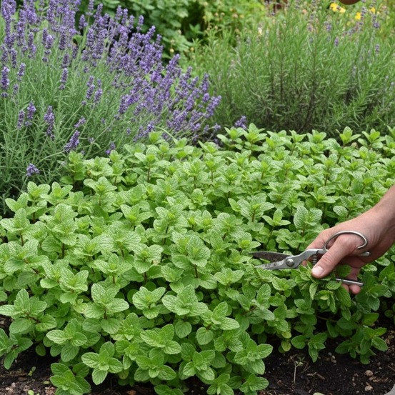 Menthe grise - sans traitement lot de 9 godets