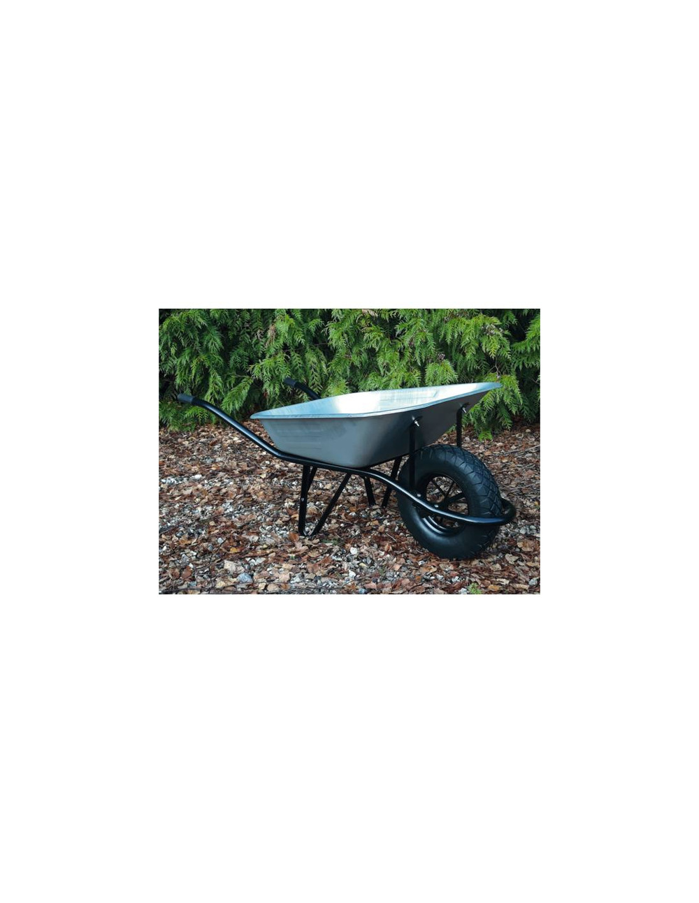 Brouette bricolage 90 l cuve galva