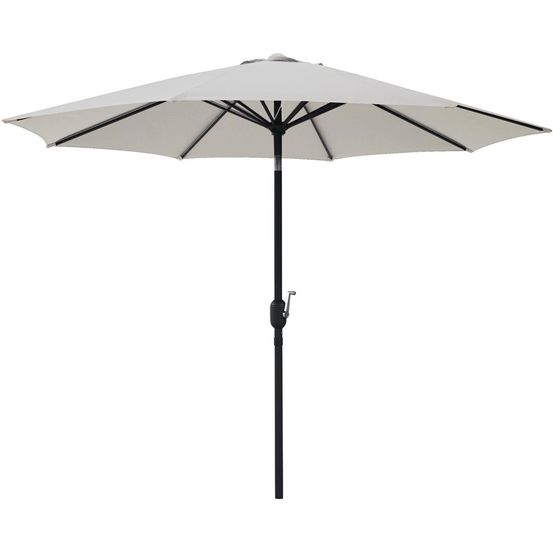Parasol droit rond eko 2.5 m ivoire