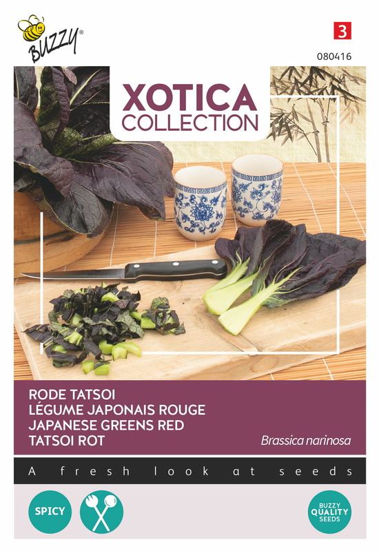 Buzzy xotica légume japonais rouge - ca. 1 gr (livraison gratuite)