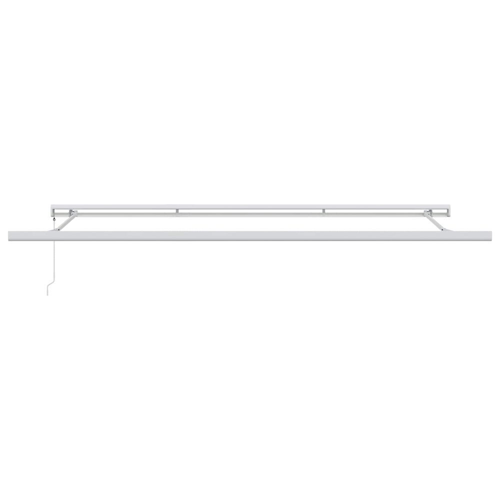 Auvent rétractable vert et blanc 500 × 300 cm