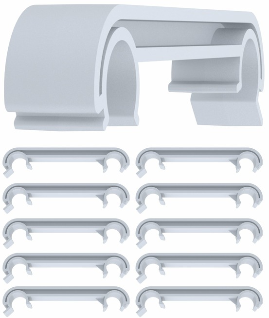 Jeu de 10 connecteurs pour chaises en plastique