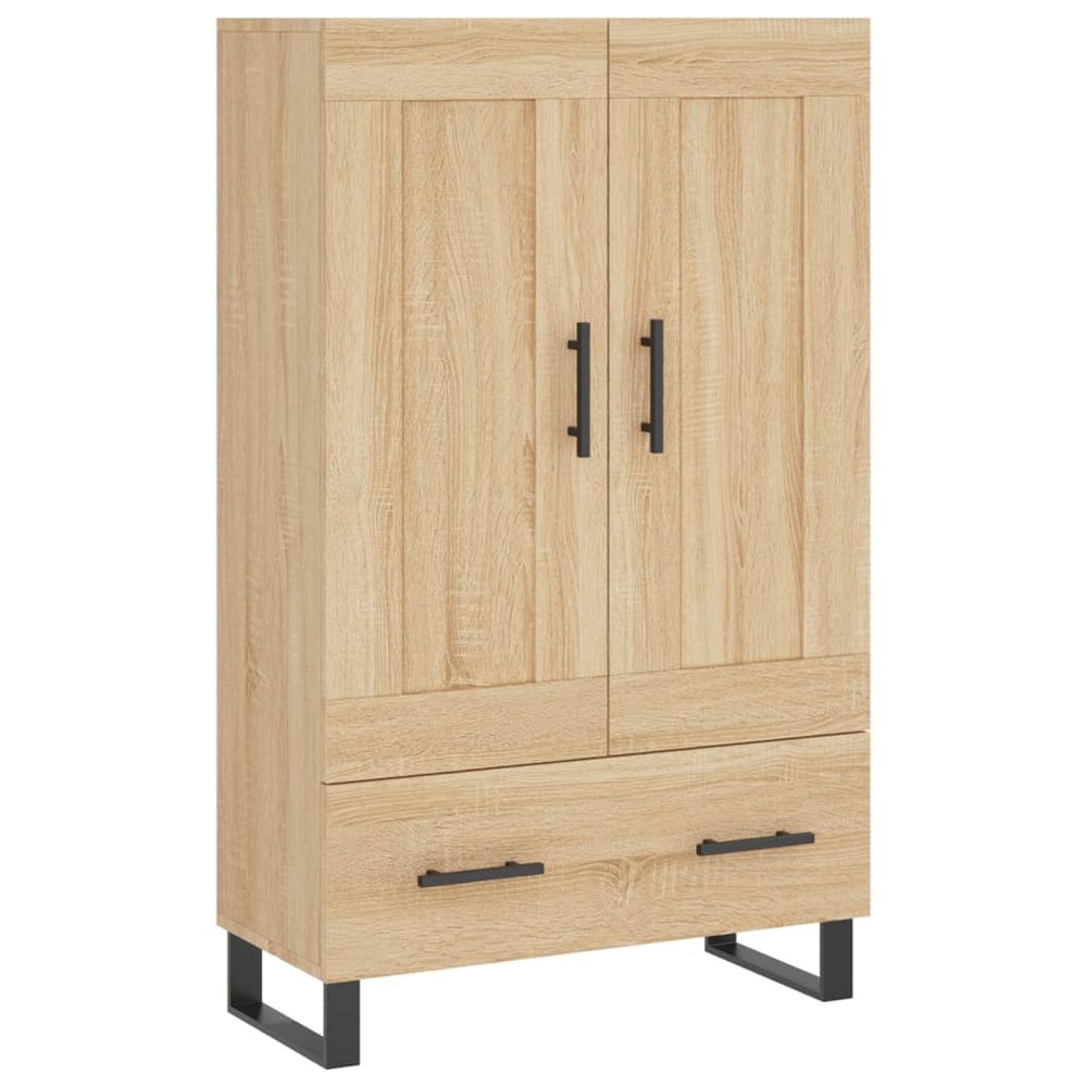 Buffet bahut commode armoire meuble de rangement organisateur cuisine salle de séjour salon haut sonoma 69,5 x 31 x 115 cm bo