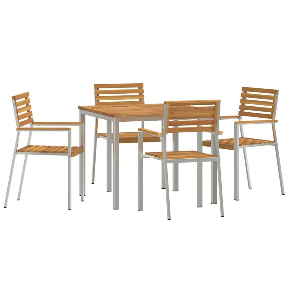 Ensemble de salle à manger pour jardin 5 pc