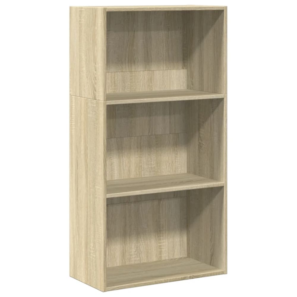 Bibliothèque chêne sonoma 60x30x114 cm bois d'ingénierie