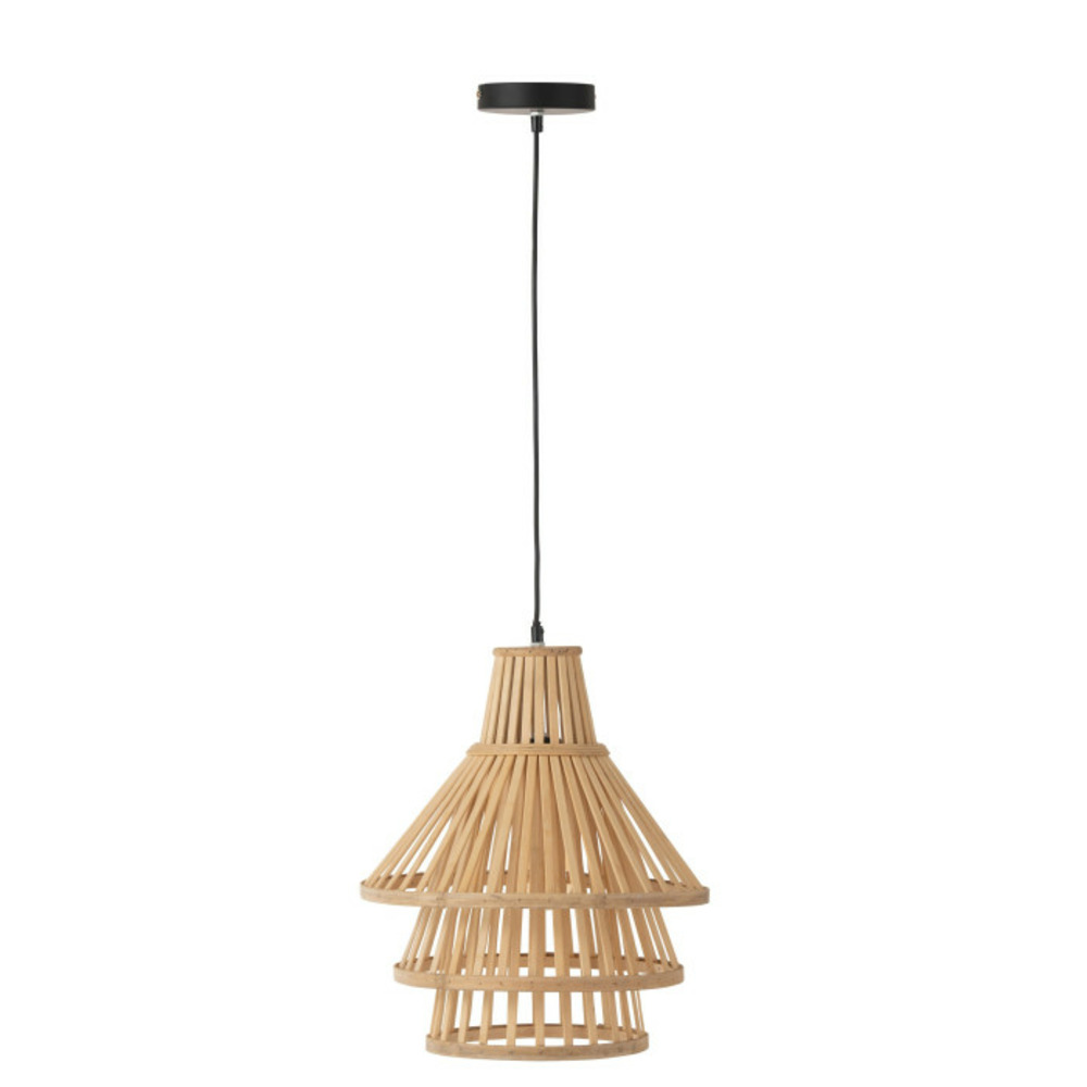 Lampe suspension en bambou 