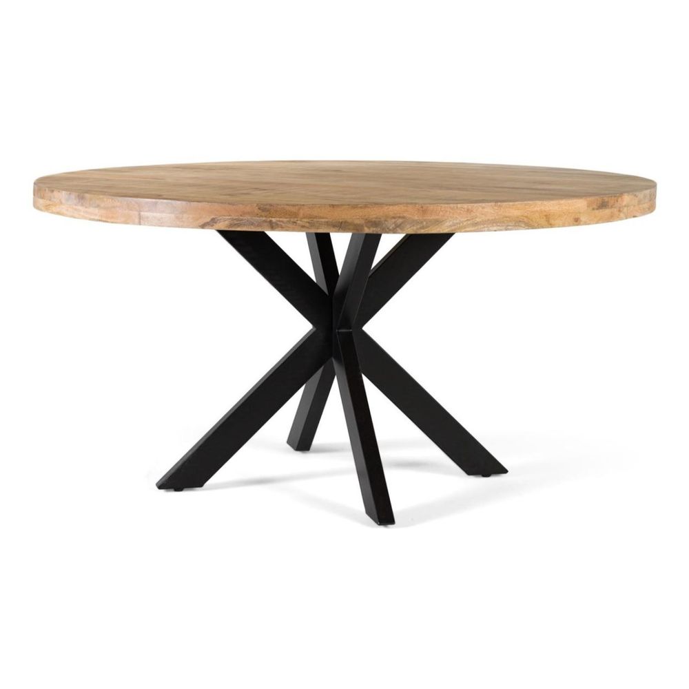 Table à manger bois naturel - esther décoration d'autrefois
