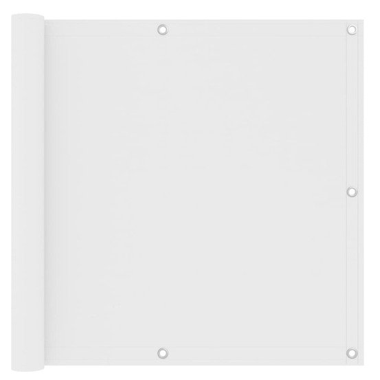 Écran de balcon blanc 90x500 cm tissu oxford