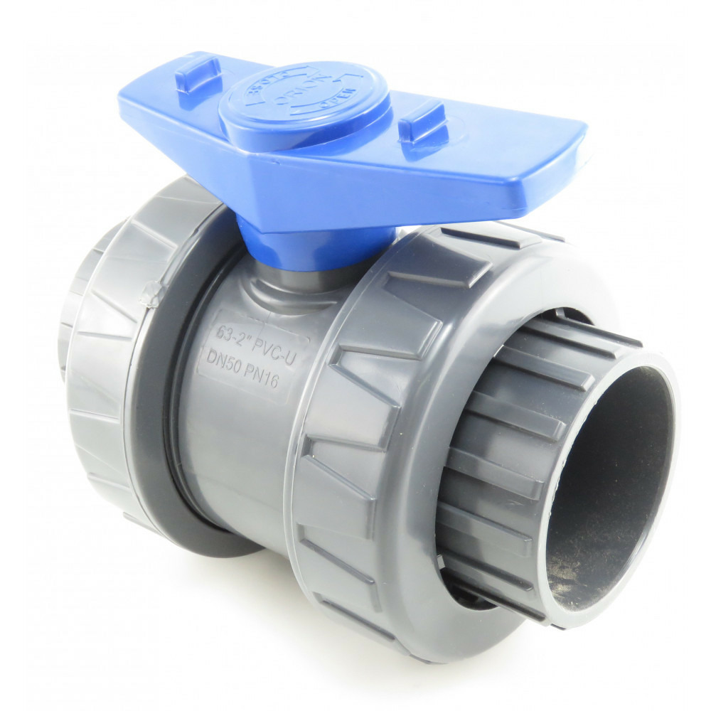 Ø 63 mm vanne pvc pour piscine - gamme version 2020