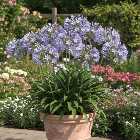 Agapanthe blue triumphator godet - 5/20 cm