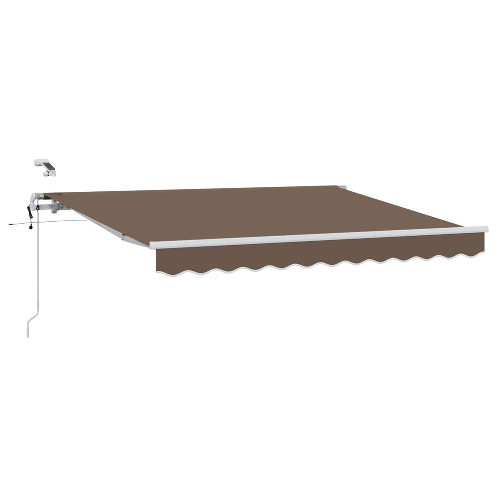 Tissu de auvent taupe 350 x 250 cm polyester