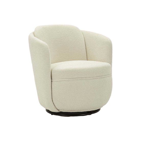 Fauteuil en tissu torino 70 x 72 x 75 cm crème