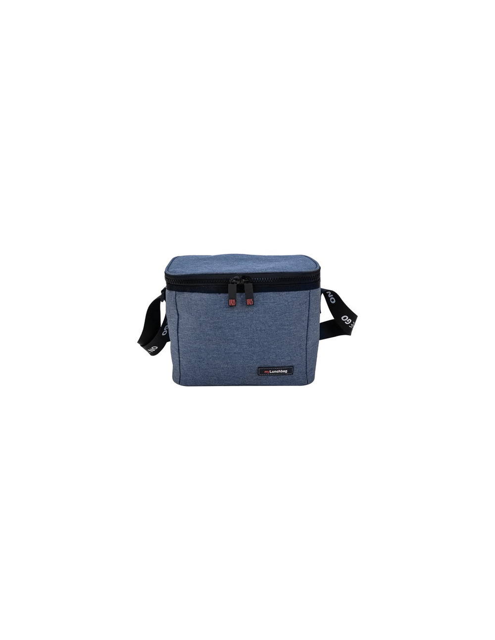 Sac isotherme lunch bag 4 l bleu chiné - on the go - iris