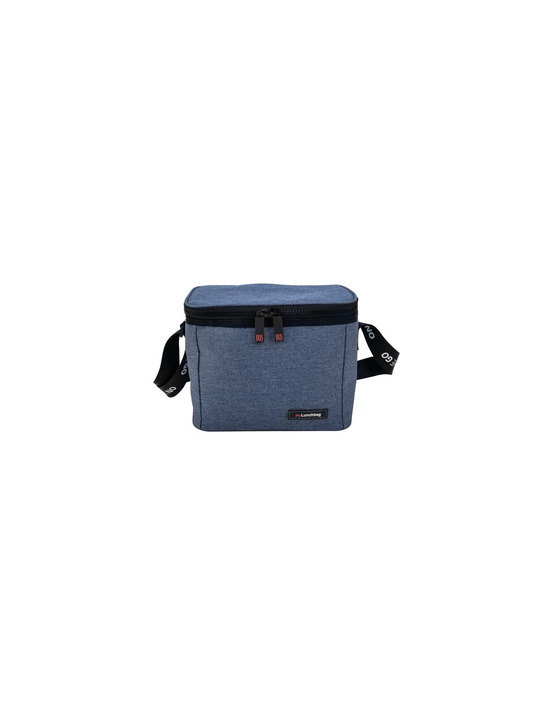 Sac isotherme lunch bag 4 l bleu chiné - on the go - iris