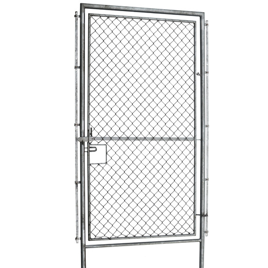 Porte pour clôture de protection , clôture forestière, grillage noué, 2 m de large