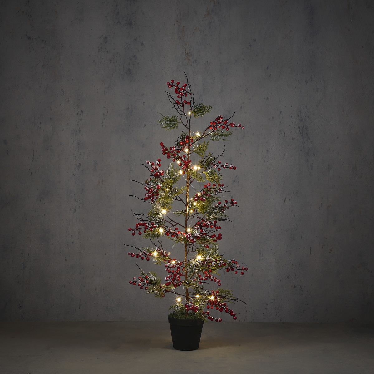 Déco de Noël Arbre lumineux Prunus 600 LED Blanc froid H 250 cm - Feeric  Christmas