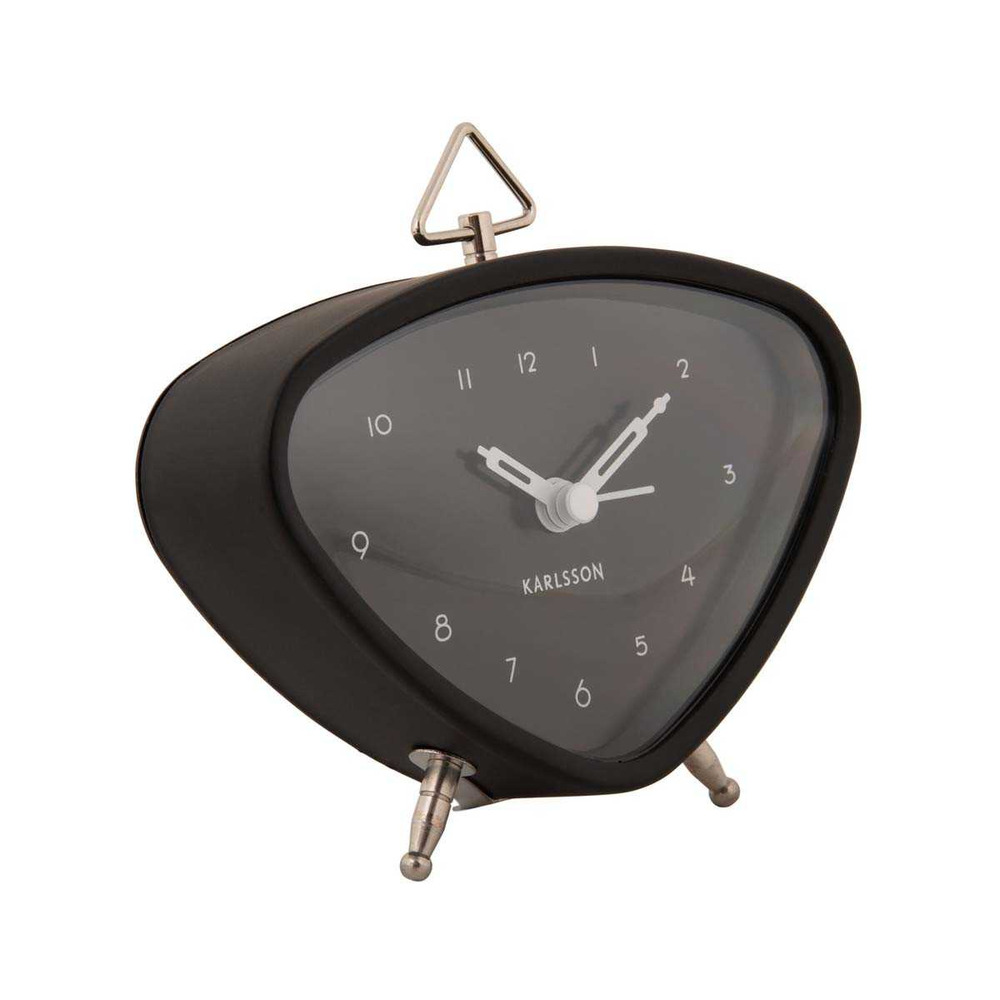 Réveil en métal triangle