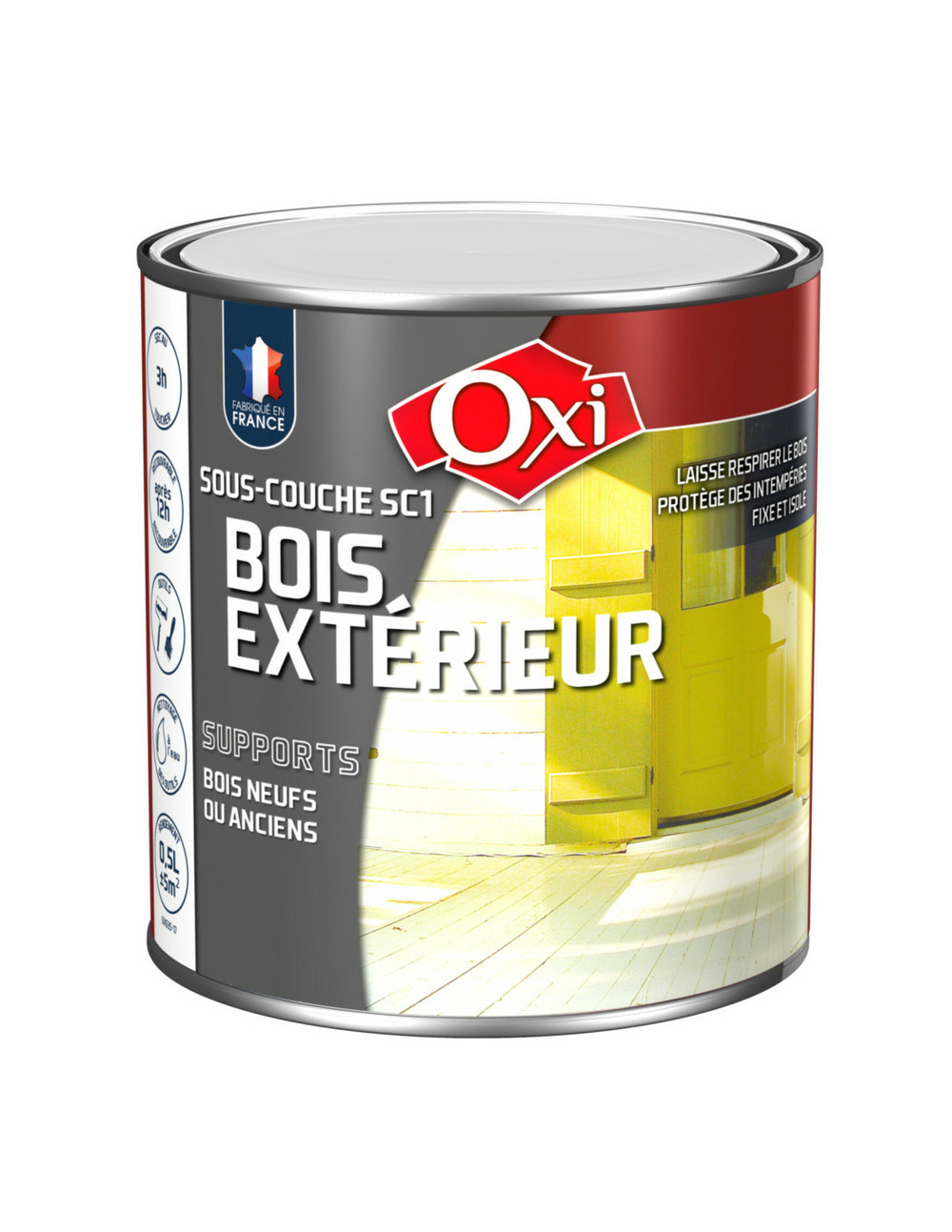 Oxi sous-couche bois sc1_0_5l - oxi
