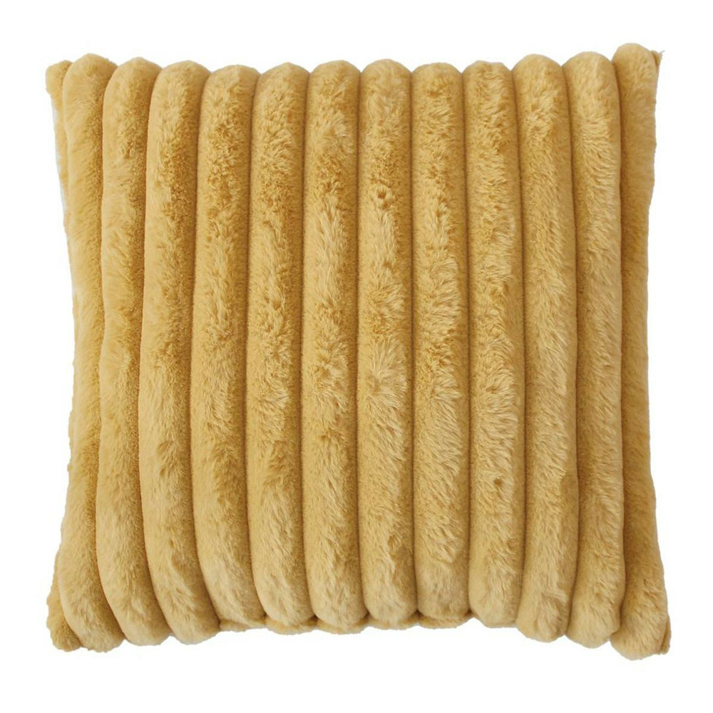 Coussin imitation fourrure 