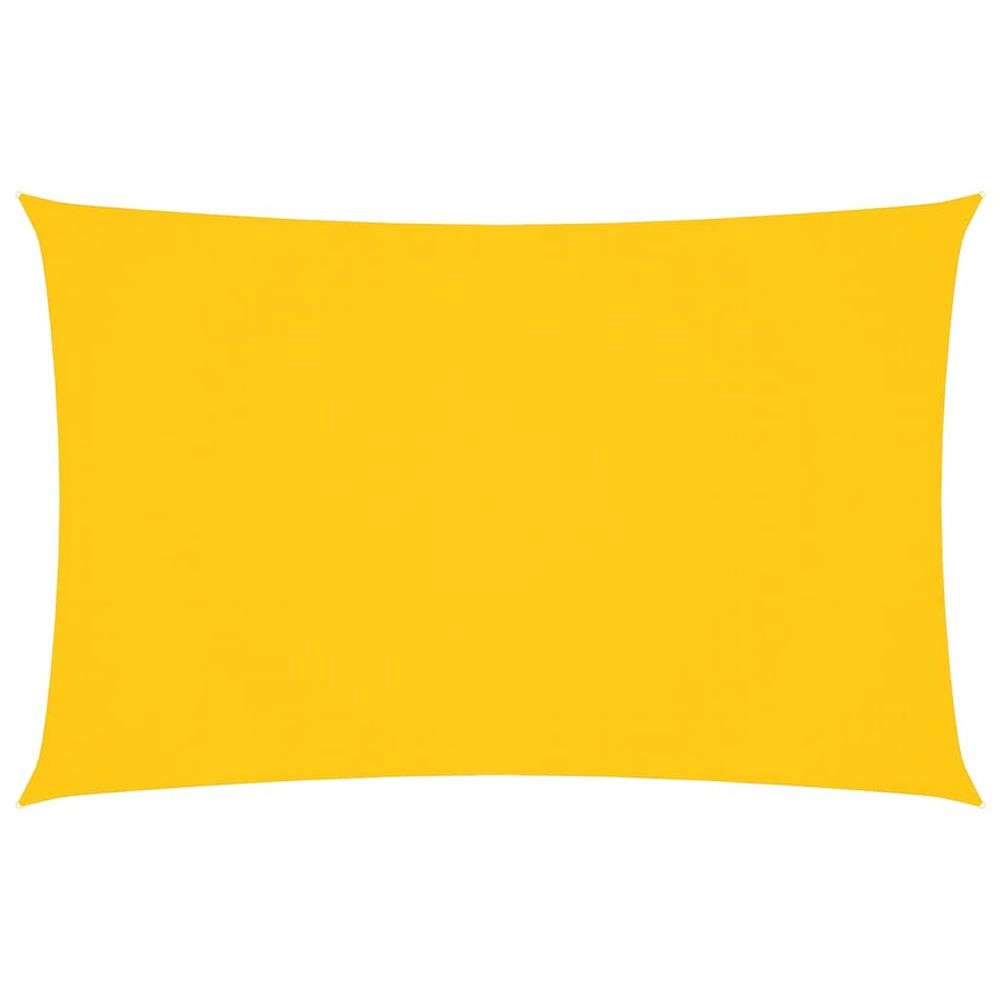 Voile de parasol tissu oxford rectangulaire 5x8 m jaune