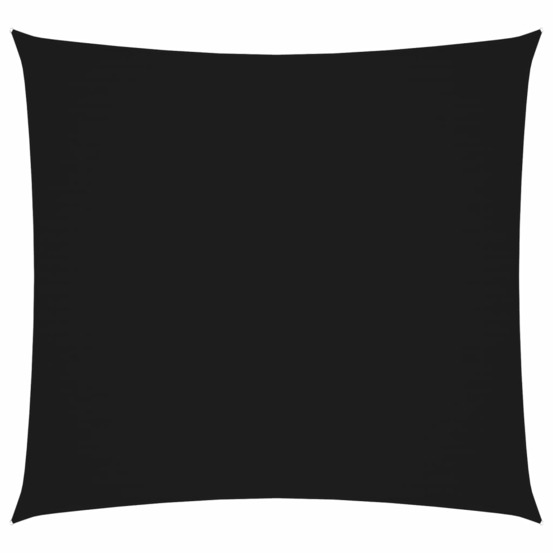 Voile de parasol tissu oxford carré 6x6 m noir