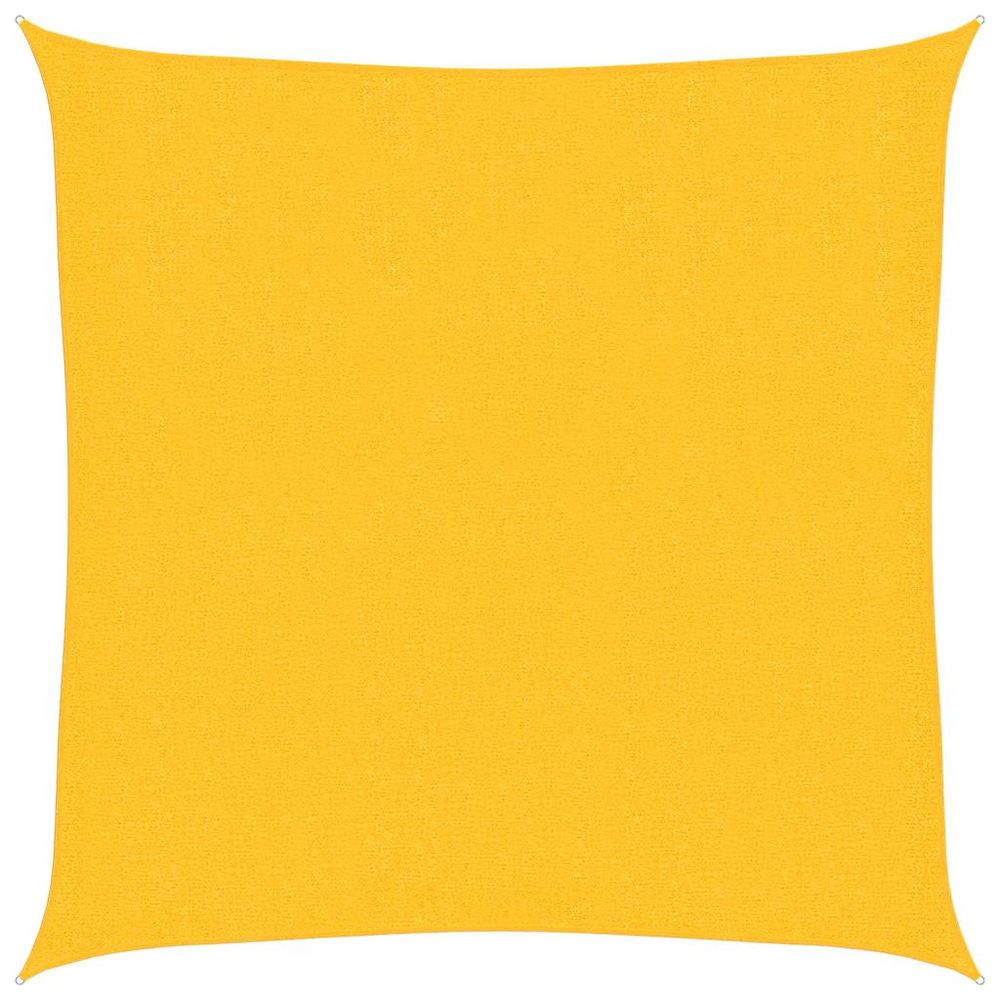 Voile d'ombrage 160 g/m² jaune 2x2 m pehd