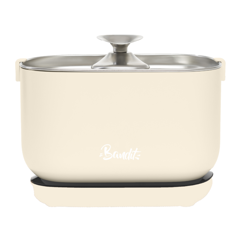 Fontaine à eau sans fil beige pour chat