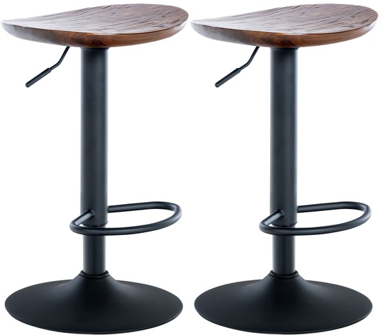 Lot de 2 tabourets de bar skelde