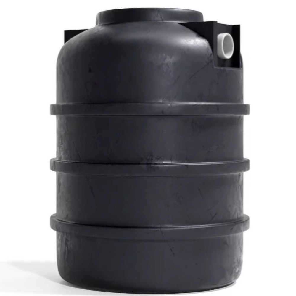 Cuve de stockage d'eau enterrée verticale 1000l ronde