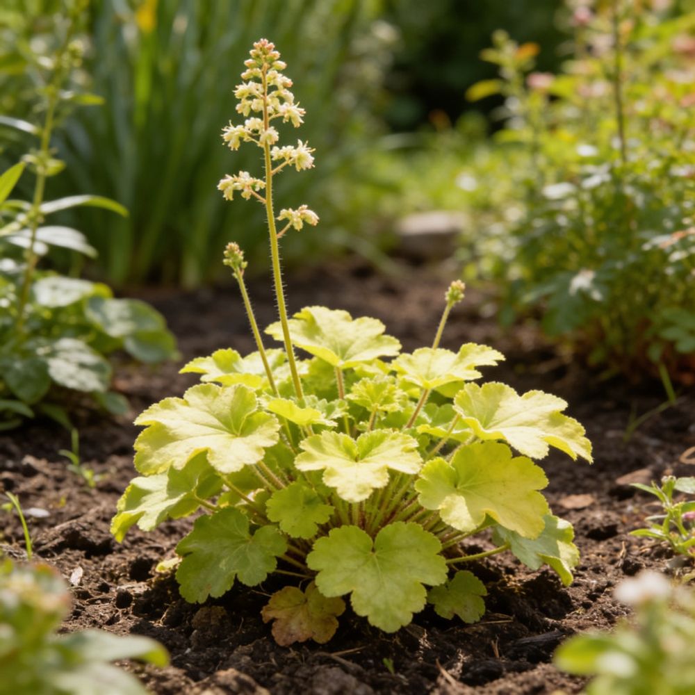 Heuchère hybride citronelle 20cm godet 9cm - heuchera