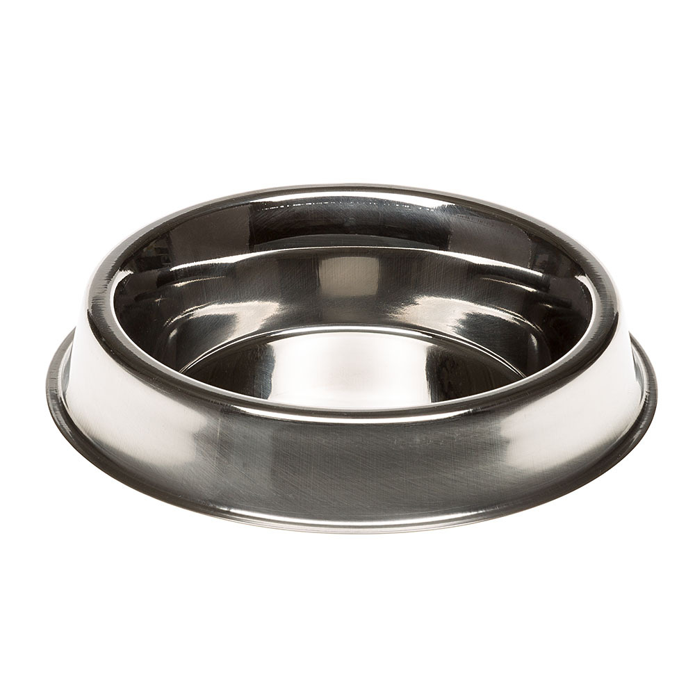 Gamelle en acier inoxydable relevé antidérapant chiens chats ferplast supernova