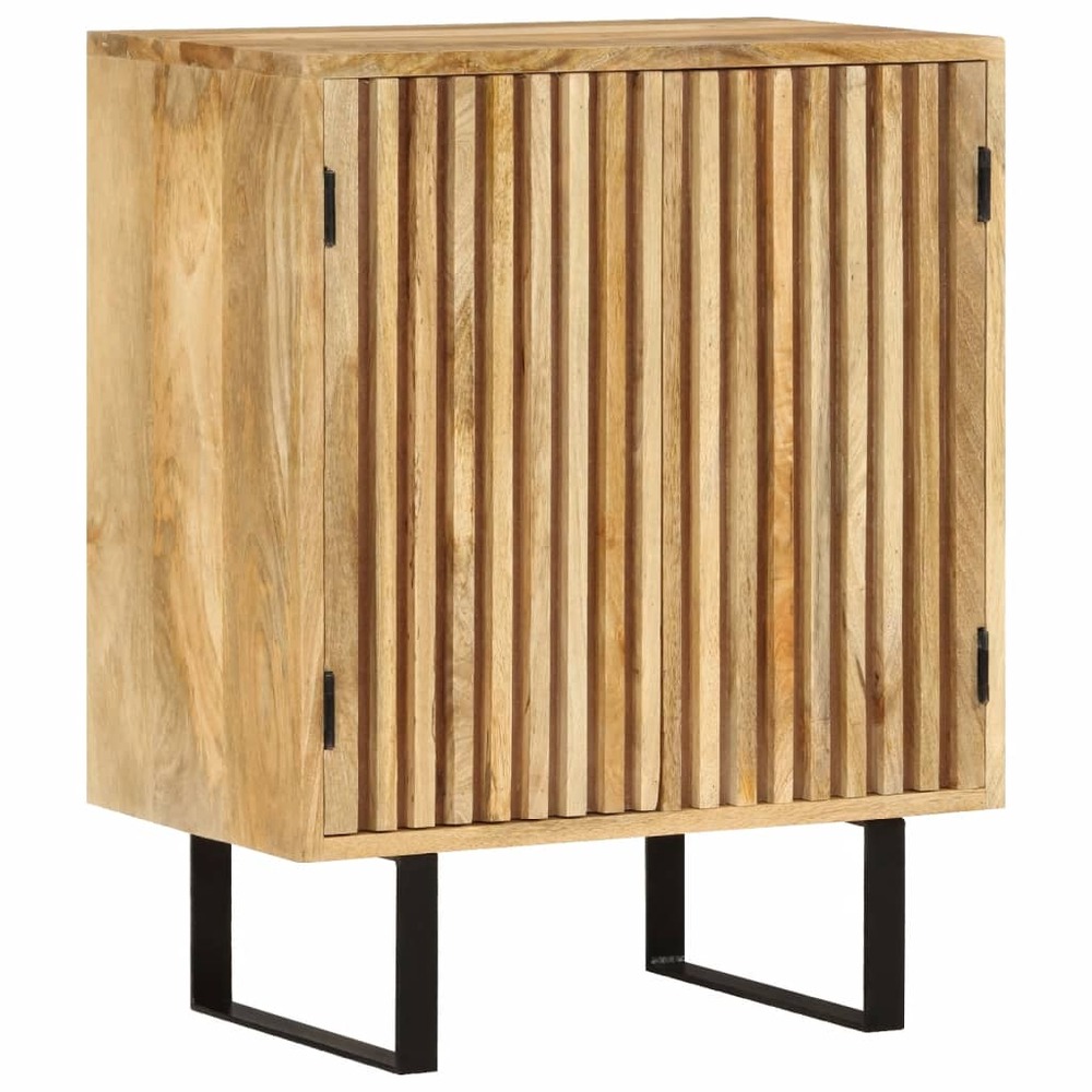 Buffet bahut commode armoire meuble de rangement organisateur cuisine salle de séjour salon avec 2 portes 55 x 35 x 70 cm boi