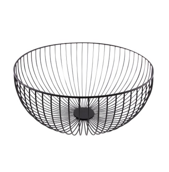 Panier de fruit et legumes 35cm noir - pv-chr-3047