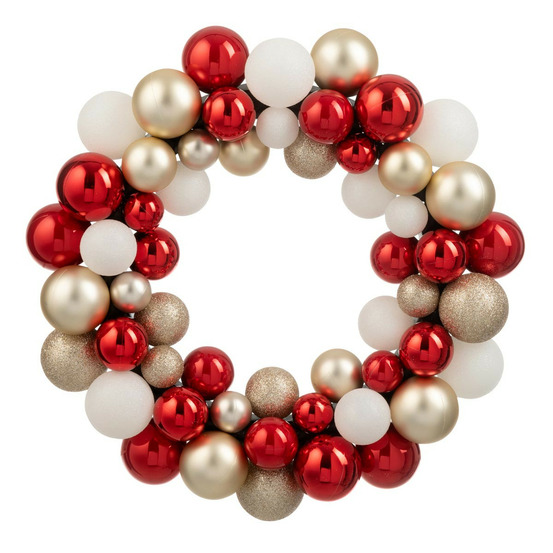 Couronne boules de noël