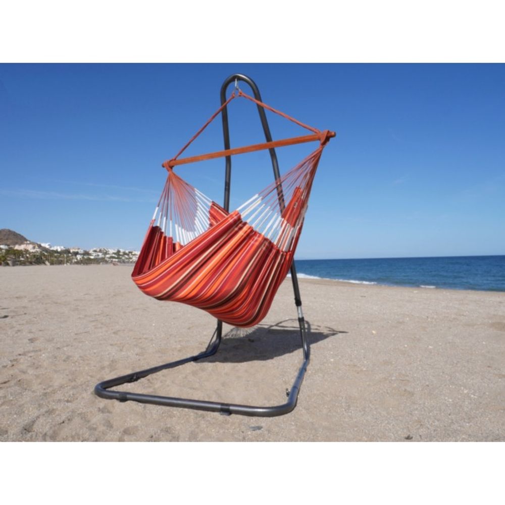 Chaise hamac andalou xxl avec support métal soledad