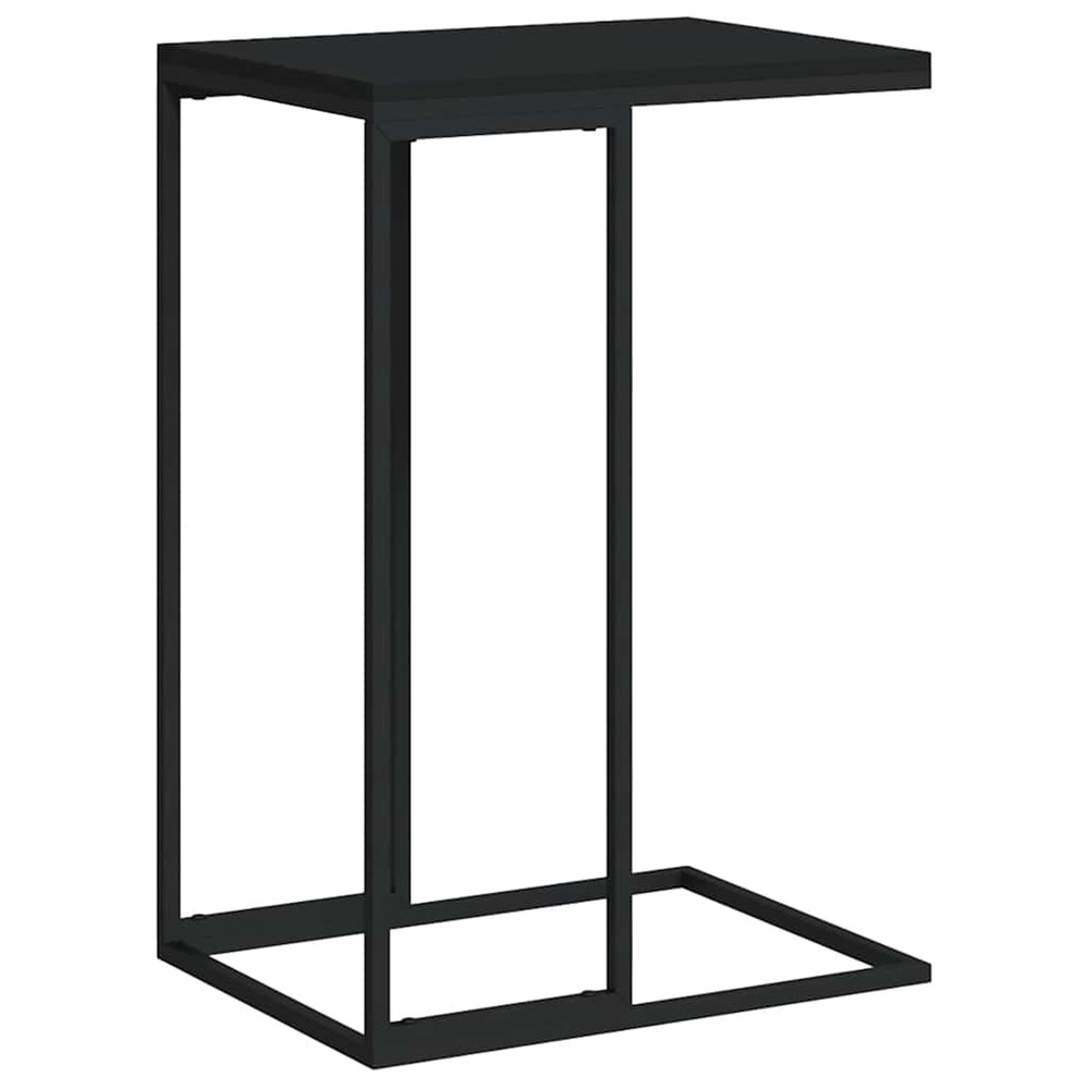 Table d'appoint noir 40x30x59 cm bois d'ingénierie