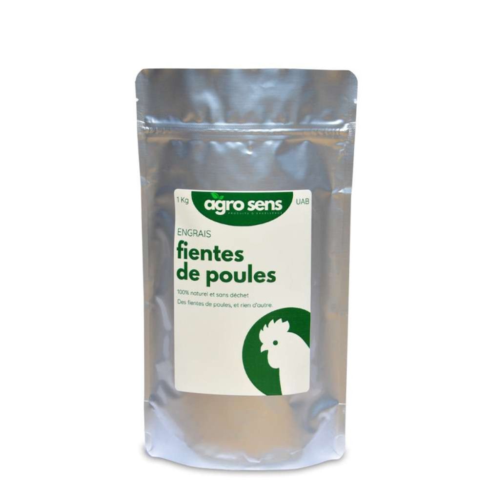 Engrais fientes de poules - sachet 1 kg
