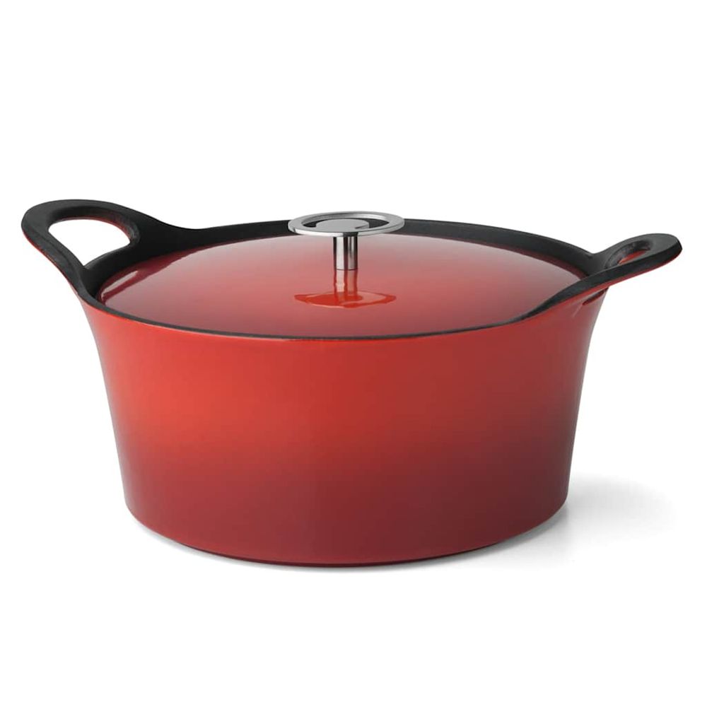 Casserole émaillée en fonte 1,6 l 20 cm rouge