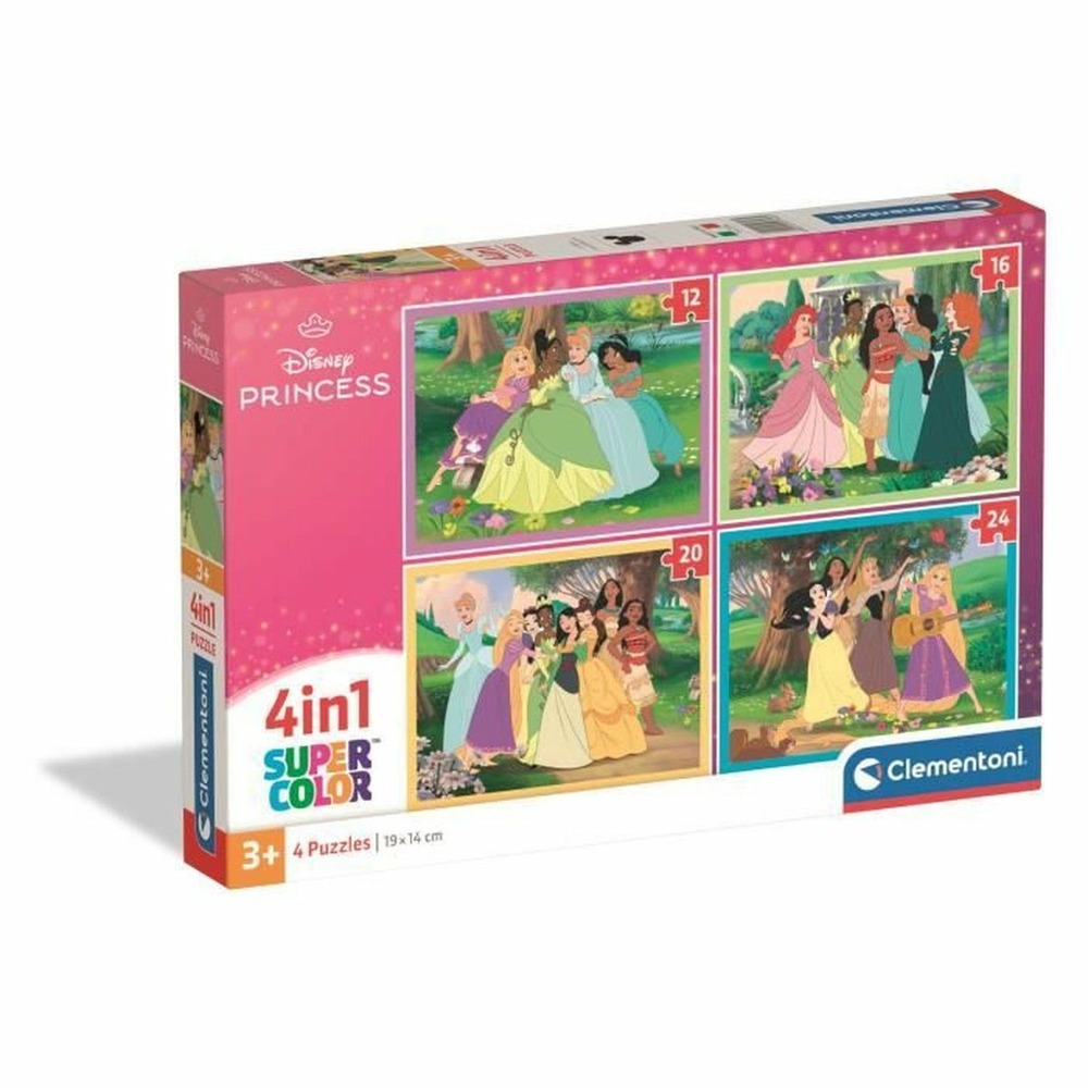 Puzzle 4 en 1 disney princess