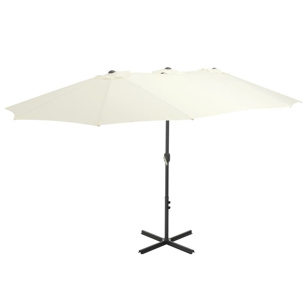PARASOL D EXTERIEUR ET POTEAU-(868296)