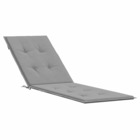 Coussin de chaise de terrasse gris (75+105)x50x3 cm