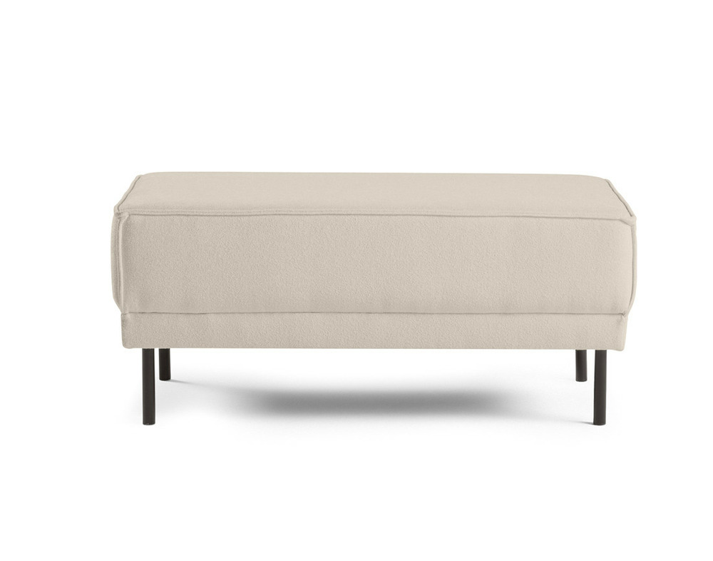 Charlie - pouf - pieds hauts - en tissu